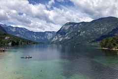 Kilátás a Bohinji-tóra