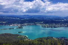 Panoráma a Pyramidenkogel kilátóból