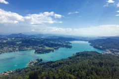 Panoráma a Pyramidenkogel kilátóból
