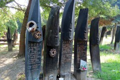 Csónakos fejfás temető Szatmárcsekén