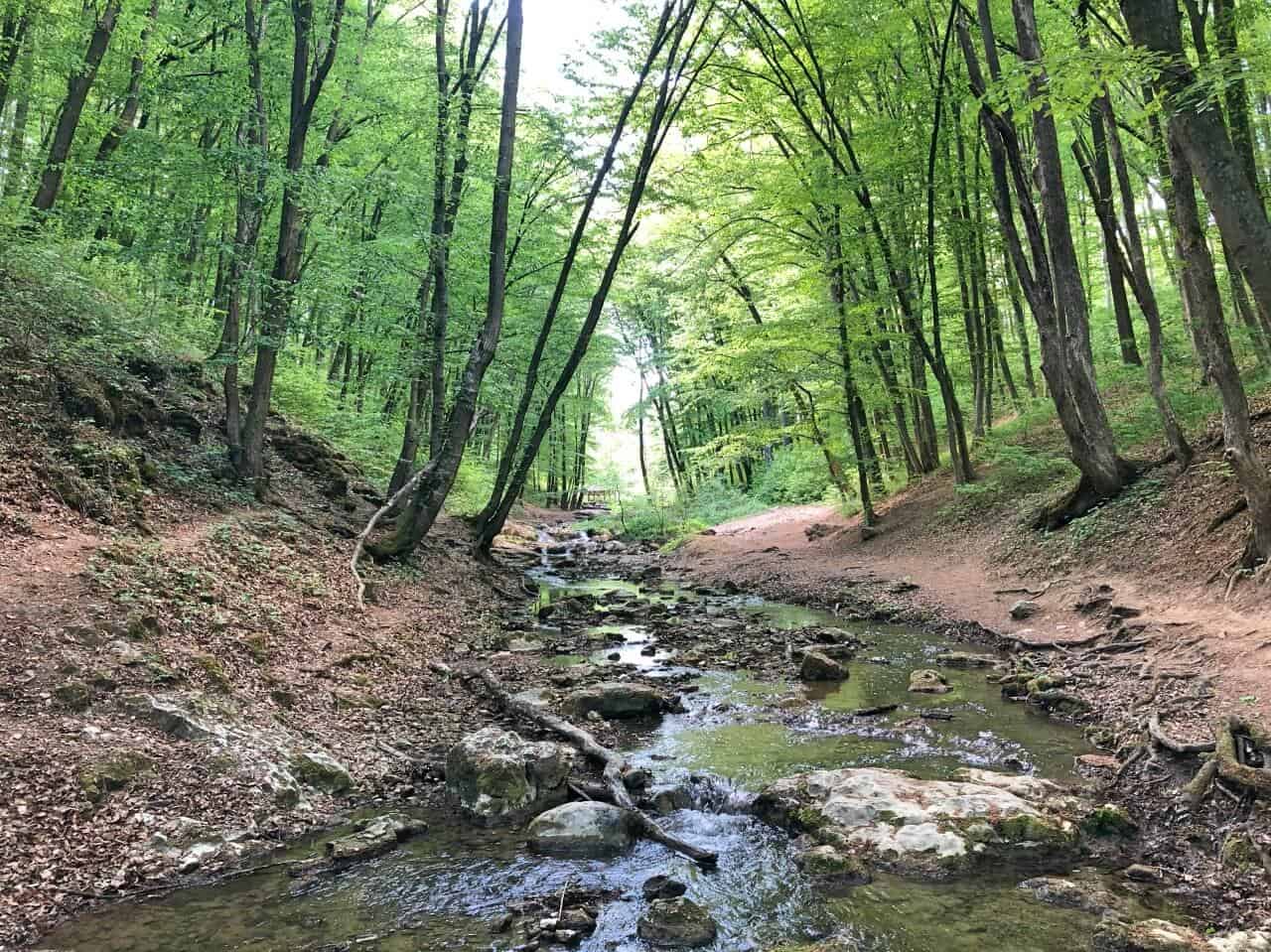 Római-fürdő, Bakonynána - Vadregényes szurdokvölgy a Gaja-patak mentén